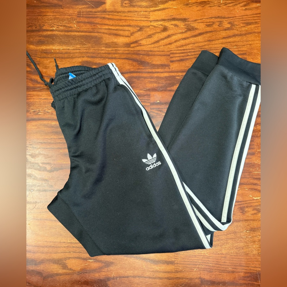 Adidas Originals Black Track Pants Men’s Med Black